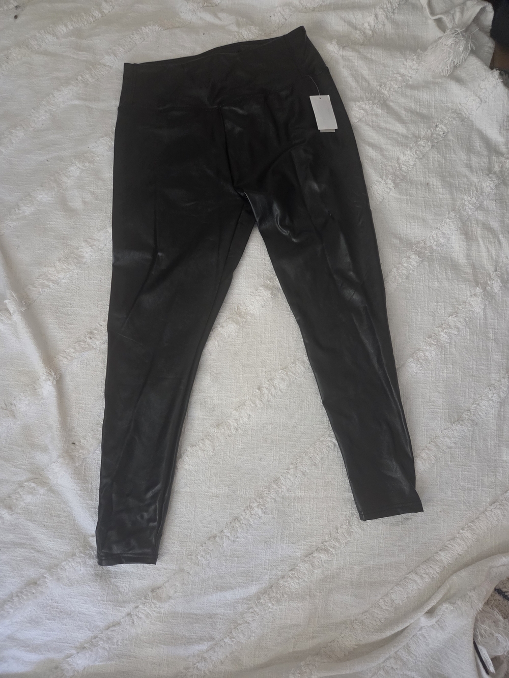 bp Black Faux Leather Leggings